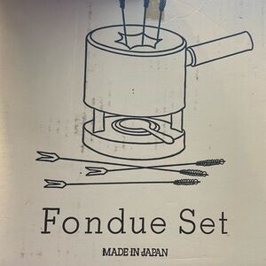 Made in Japan Fondue Set with Skewers